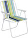 Keskor Stuhl Strand Stripes 51x47x76cm.