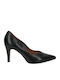 Leder Pumps Schwarz
