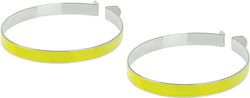 M-Wave Yellow Cycling Pants Cuffs