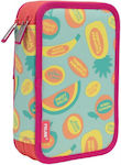 Milan Pencil Case Full with 2 Compartments Blue