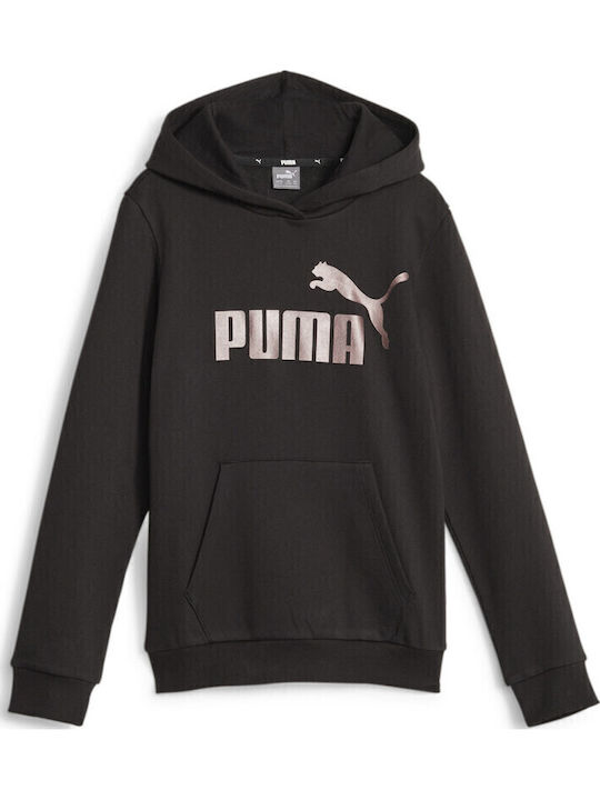 PUMA Kids Sweatshirt with Hood Black