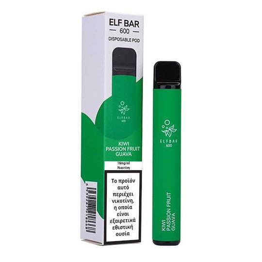 Elf Bar Einweg E-Zigarette 600 Züge Kiwi Passion Fruit Guava 2ml 20mg