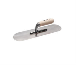 Come Stucco Pool 30840012 Trowler De Netezire Inox Cu Mâner Din Lemn