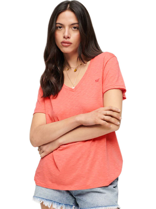 Superdry Women's T-shirt Orange W1011181A OU3