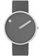 Picto Men's Watch 40mm Battery with Gray Leather Strap