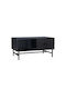 Rectangular Coffee Table Kimono Black L100xW59xH50.2cm