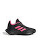 Adidas Kids Sports Shoes Running Tensaur Run 2.0 K Core Black / Lucid Pink