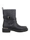 Taeta Leather Women's Ankle Boots Black