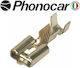 Phonocar Изтеглящи се електрически терминали (04.529.2) в комплект от 100бр