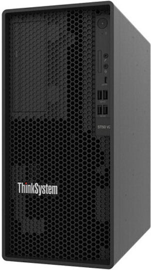Lenovo ThinkSystem ST50 V2 (Xeon E-2356G/16GB DDR4/480GB + 480GB /Без операционна система)