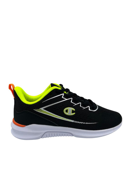 Nimble Kids Sports Shoes Running with Laces Black