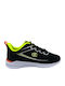 Nimble Kids Sports Shoes Running with Laces Black