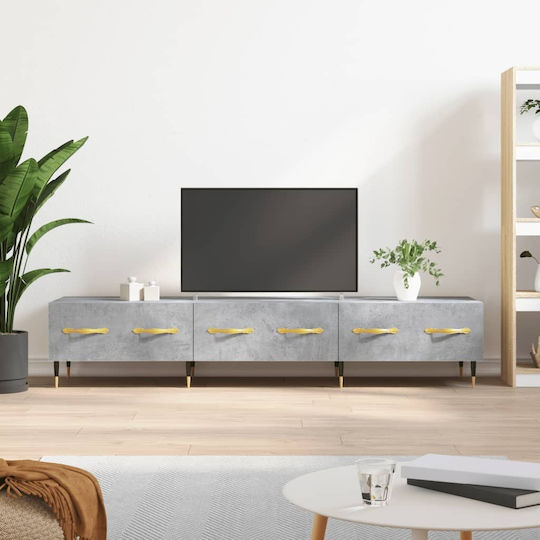 Έπιπλο Τηλεόρασης Γκρι Μ150xΠ36xΥ30cm