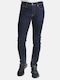 Men's Elastic Jeans Pants with Regular Fit Blue