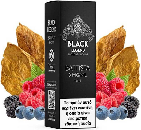 Alter eGo Έτοιμο Υγρό Αναπλήρωσης Black Legend με Καπνική / Φρουτένια Γεύση 8mg 10ml