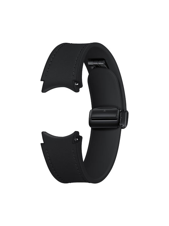 Samsung D-Buckle Hybrid Eco-Leather (M/L) Λουράκι Μαύρο (Galaxy Watch6 / Watch6 Classic)