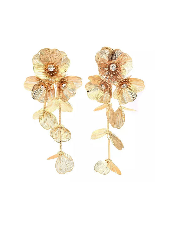 Awear Earrings Dangling made of Steel Gold Plated