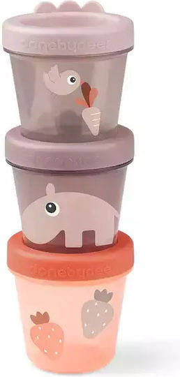 Done by Deer Plastic Kids' Lunch Set 0.15lt Multicolour