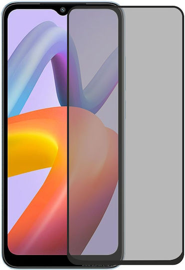 frame 2.5D Пълно лепило Поверителност Закалено стъкло за цялото лице Черен (Xiaomi Redmi A2)