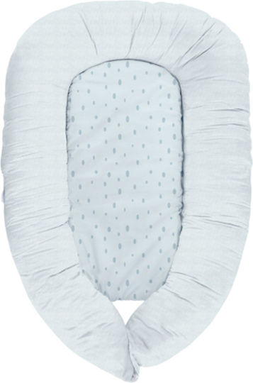 Kikka Boo Βρεφικό Μαξιλάρι Φωλιά Memory Foam Dots Μπλε 65x100εκ.