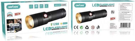 Aerbes Flashlight LED with Maximum Brightness 600lm