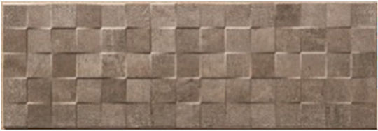 Stn Ceramica Vision Mix Плочка На закрито Керамичен Матов 75x25см Taupe