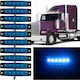 Lumini de Volum ale Camionului 10buc 24V - Roșu 3688