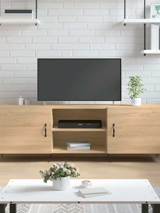 Particle Board TV Furniture Sonoma L150xW30xH50cm