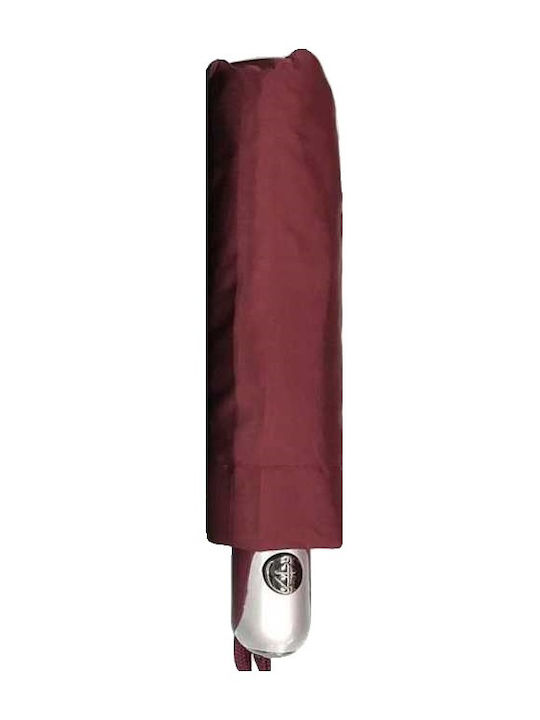 Αυτόματη Ομπρέλα Βροχής Σπαστή Dark Red