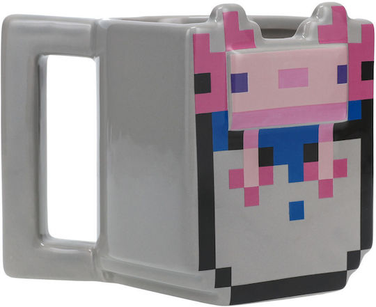 Paladone Minecraft Κούπα Κεραμική Γκρι 400ml Paladone Minecraft Κούπα Κεραμική Γκρι 400ml