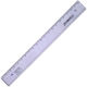 Pratel Ruler Plastic Transparent 20cm