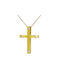 Damen Gold Kreuz 14K