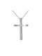 Women's White Gold Cross 14K