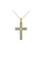 Femeiesc Aur Cruce 14K