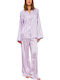 La Lolita Amsterdam Summer Women's Pyjamas Set Lilac Emery