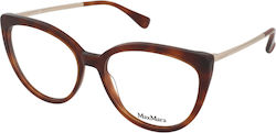 Max Mara Γυναικείος Σκελετός Cat Eye Καφέ Ταρταρούγα