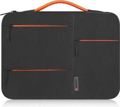 Tasche Fall für Laptop 16" in Schwarz Farbe HWL2166B