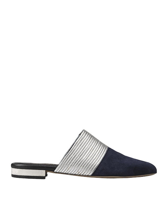 Manada Flat Mules σε Μπλε Χρώμα