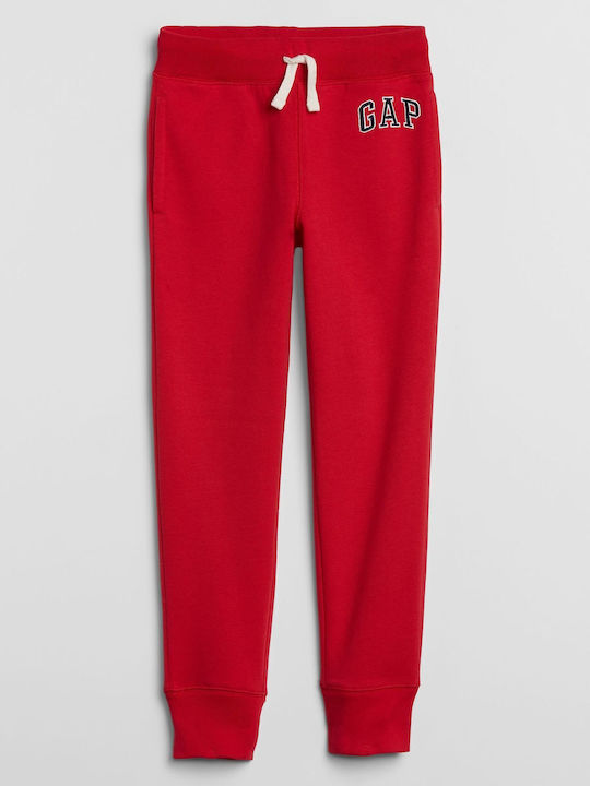 Kids Sweatpants Red Logo Pull-On
