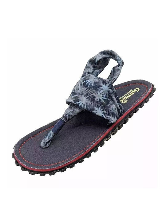 Gumbies Women's Flat Sandals in Navy Blue Color