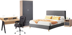HomeMarkt Set Dormitor Pentru Studenți 5 Bucăți HM11906