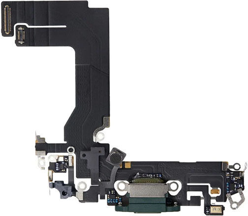 Kabel mit Anschluss zum Aufladen in Grün Farbe für iPhone 13 Mini