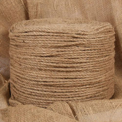 vidaXL Twisted 6mm Jute Rope 100m 2.5kg