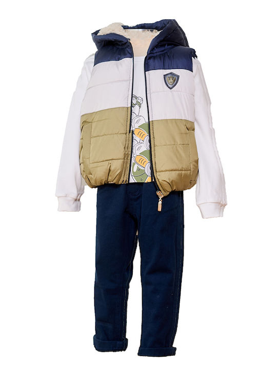 Restart for kids Kids Set with Pants & Jacket Winter 3pcs Beige