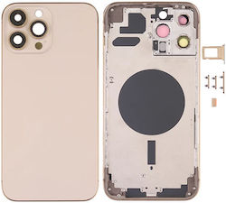 Back Housing Cover Gold iPhone 13 Pro Max Back Housing Cover Gold iPhone 13 Pro Max