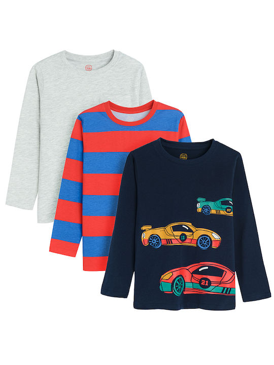 Kids Long-sleeved Winter Top Set Multicolour