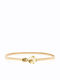 Elastisch Damen Gürtel Gold