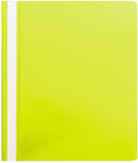 Folia Clipboard with Spring for Paper A4 Yellow 1pcs