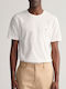 Gant Herren T-Shirt Kurzarm White