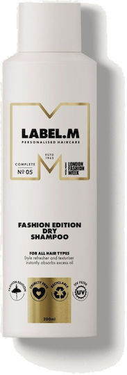 Label.M Fashion Edition Ξηρό Σαμπουάν Όγκου για Όλους τους Τύπους Μαλλιών 200ml